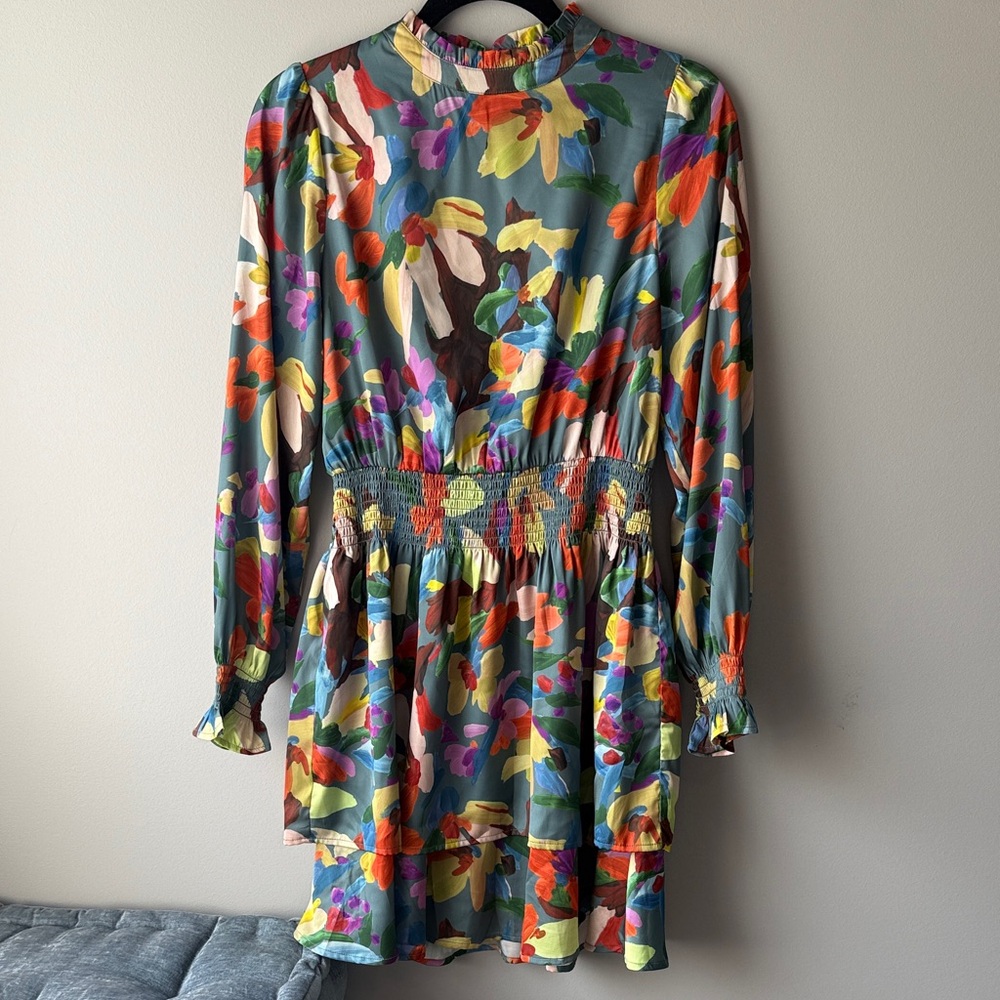 THML Floral Multicolor Midi Dress